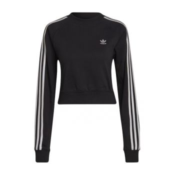 Hanorac  pentru femei - negru - bumbac - scurt - broderie