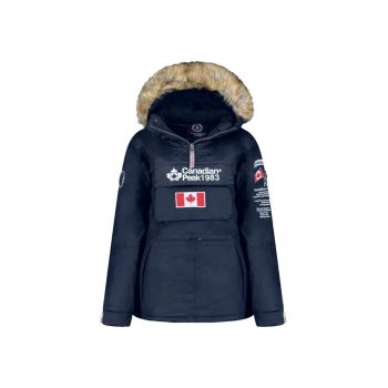 Jacheta de iarna  Banapeak pentru fete - negru 100% poliester -