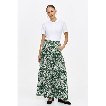 Pantaloni culotte cu model