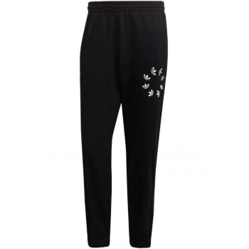 Pantaloni de trening barbati  negru - bumbac - cu buzunare - lungi -