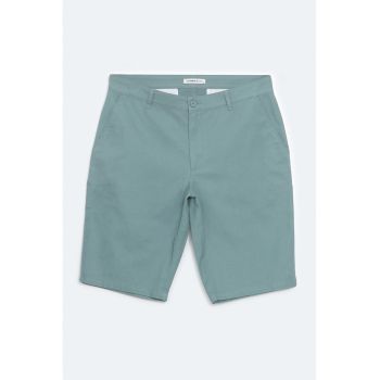 Pantaloni scurti cu talie medie din bumbac