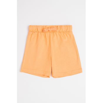 Pantaloni scurti din bumbac cu talie ajustabila