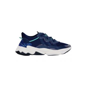 Pantofi sport barbati  Ozweego - albastru marin - piele naturala intoarsa - material textil - cauciuc -