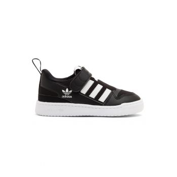 Pantofi sport copii -  Forum 360 - negru - material sintetic - inchidere Velcro - talpa cauciuc -