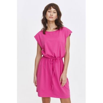 Rochie-tricou cu un cordon in talie