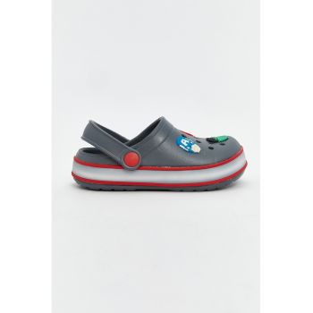 Saboti slingback cu aplicatii