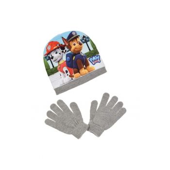 Set Caciula si Manusi  Gri