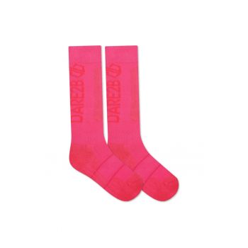 Sosete sport copii -  performanta - roz - bumbac - elastan - nylon - poliester