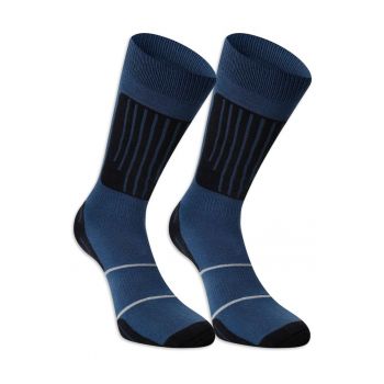 Sosete tehnice de schi Dare 2b - albastru marin - 80% bumbac -