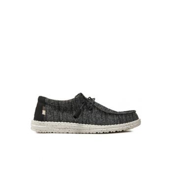 Tenisi barbati - 71622 -  Textil - Negru