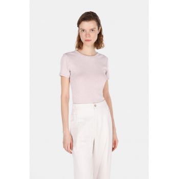 Tricou cambrat cu striatii