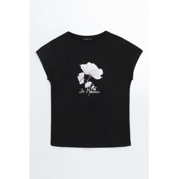 Tricou cu imprimeu floral
