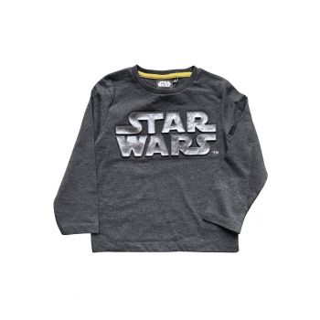 Tricou cu maneca lunga -  Star Wars - gri - bumbac -