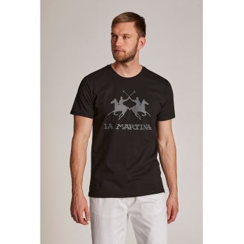 Tricou de bumbac cu imprimeu logo