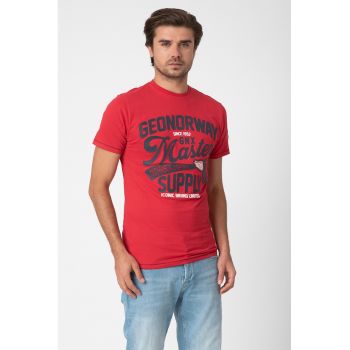 Tricou de bumbac cu imprimeu logo Jelitor