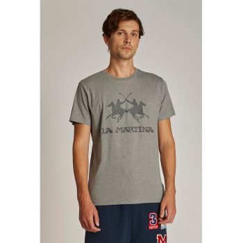 Tricou de bumbac cu imprimeu logo