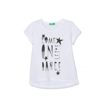 Tricou fete -  Bumbac - Alb
