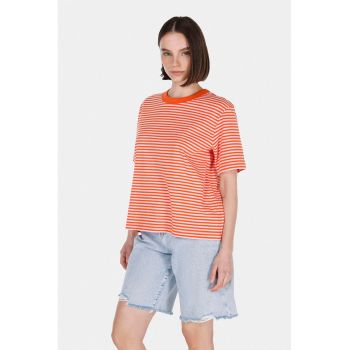 Tricou lejer cu dungi