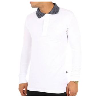 Tricou polo barbati  alb - 100% bumbac - fara model - 3XL -