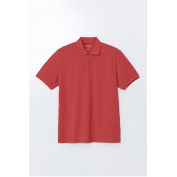 Tricou polo din bumbac pique