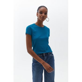 Tricou uni de bumbac