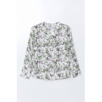 Bluza-tunica cu imprimeu