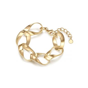 Bratara de lant placata cu aur de 14K