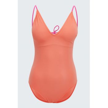 Costum de baie intreg cu decolteu in V