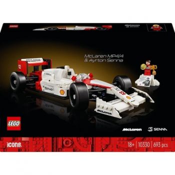LEGO® Icons Creator Expert - McLaren MP4/4 si Ayrton Senna 10330, 693 piese