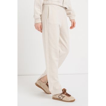 Pantaloni de trening regular fit din bumbac