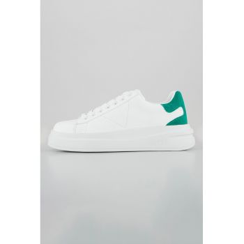 Pantofi sport de piele cu garnituri de piele intoarsa
