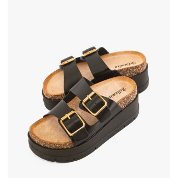 Papuci dama Olive Negri