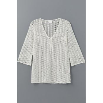 Rochie cu perforatii - pentru plaja