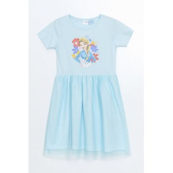 Rochie cu tutu si imprimeu Elsa