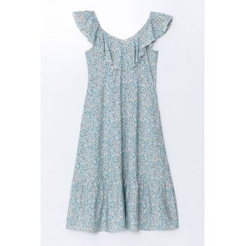 Rochie midi cu imprimeu floral