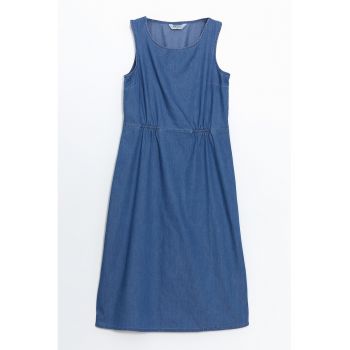Rochie midi din denim