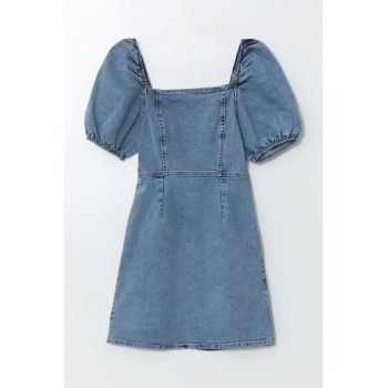 Rochie mini cu decolteu patrat