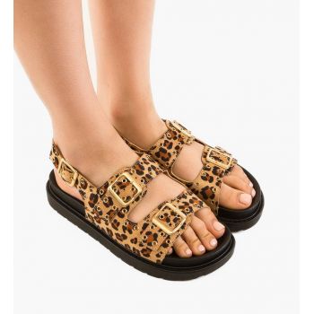 Sandale dama Rhea Animal Print