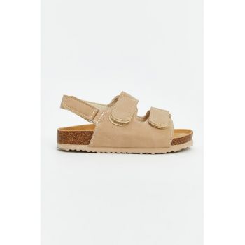 Sandale slinback cu velcro