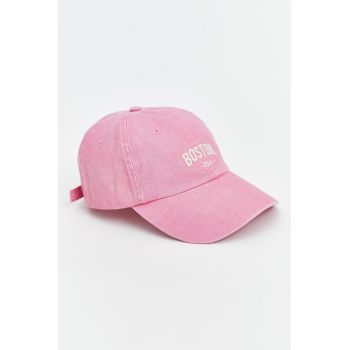 Sapca de bumbac cu broderie text
