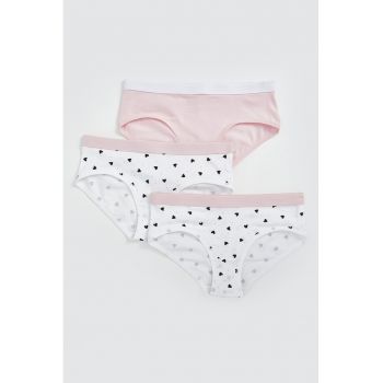 Set de chiloti hipster - 3 Perechi