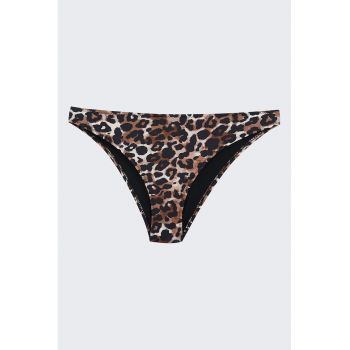 Slip de baie cu model animal print