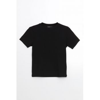 Tricou cu decolteu rotund