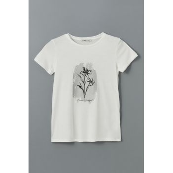 Tricou cu imprimeu floral