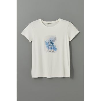 Tricou cu imprimeu grafic