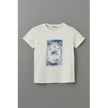 Tricou cu imprimeu grafic