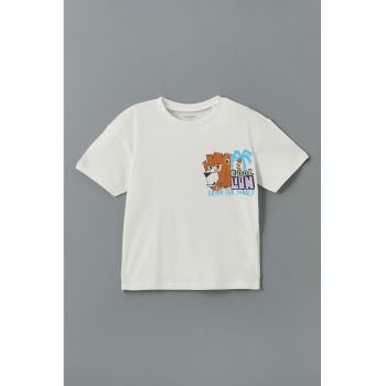 Tricou cu imprimeu pe partea din spate