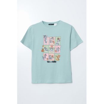 Tricou cu imprimeu Tom&Jerry