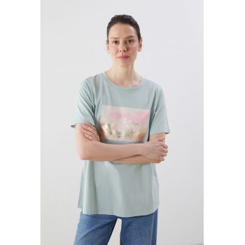 Tricou din bumbac cu imprimeu