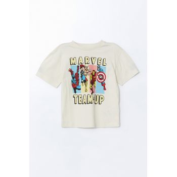 Tricou din bumbac cu imprimeu cu desene animate